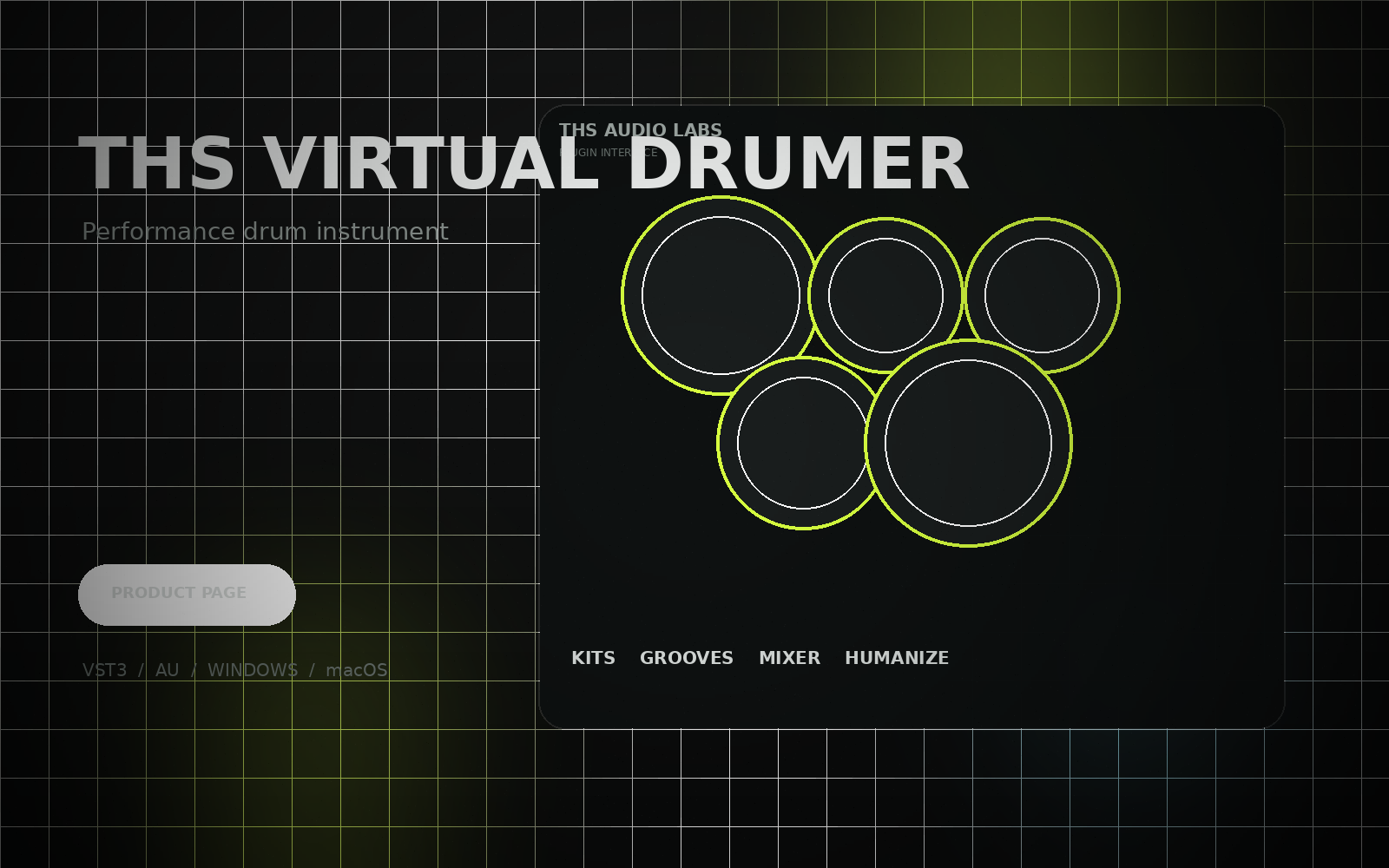 THS Virtual Drumer interface preview